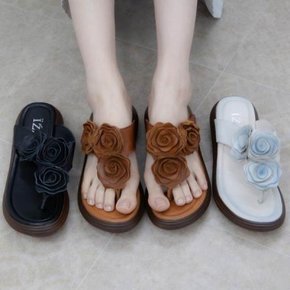 kami et muse Corsage leather flip flop_KM20s080