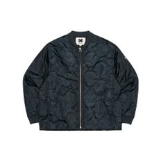 [공식]스카이쉽 카모프린트 퀼팅 자켓 NAVY