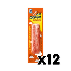  사조대림 스틱크라비아 버터갈릭 맛살 60g x 12개