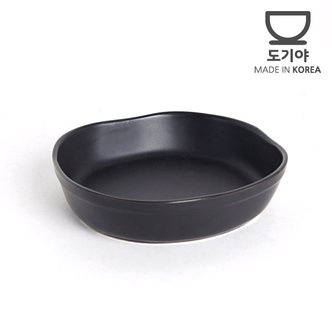 도기야 다온 무광 블랙 찬기 (중) 1P