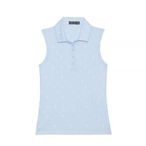 GFORE 지포어 3D ICON LOGO SLEEVELESS POLO (G4LS23K562-SKY) (여성 아이콘 로고 슬리브리스 폴