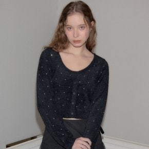 Twinkle Knit Cardigan Black