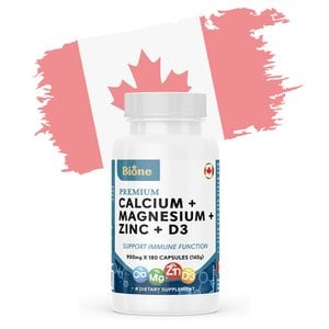  바이원 캐나다 칼슘마그네슘아연D3 180정