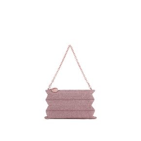 Lucky Pleats Knit Starry Mini Chain Ruby