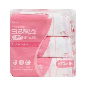 수앤수 실키소프트 오리지날 캡 70매x6개