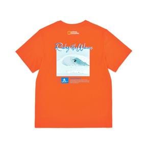 K242URG510 데일리 워터 반팔티-1 ORANGE