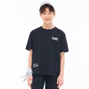 남아 앞면 그래픽 라운드넥 반팔 쿨티_P394977684