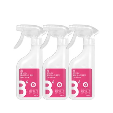 레인보우샵 다목적세정제 베이킹소다 워터 500ml x 3개입