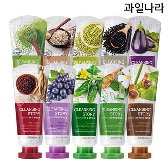 과일나라 세안이야기 딥 클렌징폼 120g x 5개