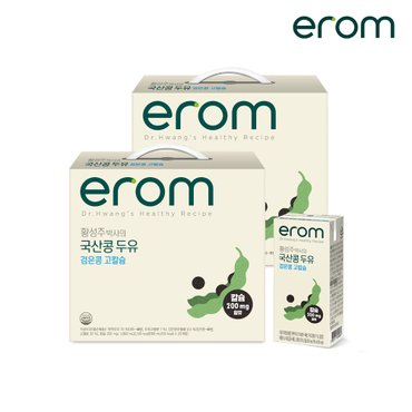  이롬 황성주 박사의 국산콩두유 검은콩 고칼슘 190ml x 40팩