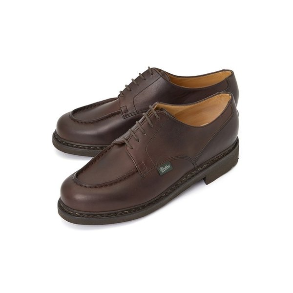 파라부트 스크래치 샴보드 남성 더비 슈즈 710707 LIS CAFE