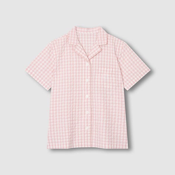 여 시어서커 5부 파자마 세트 J216201075065