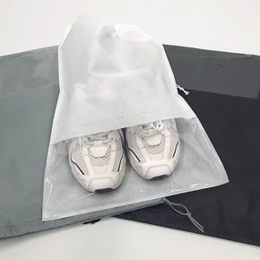 투명창 부직포 화이트 신발주머니 신발주머니