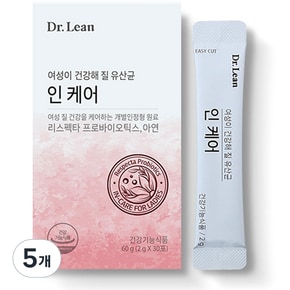 질 건강 유산균 리스펙타 인케어 60g 5개 60g  5개