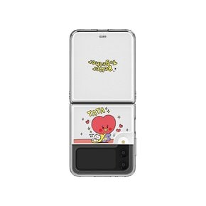 BT21 마이리틀버디 갤럭시 Z 플립4 투명 강화케이스