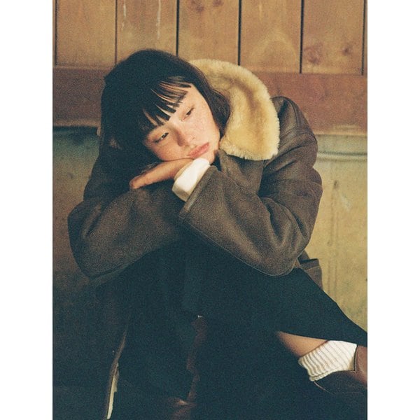 Reversible Shearling Jacket  Brown (TA4X11A09D)