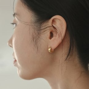 [ 모던라이크 / 본사 정품 ] 14k 골드필드 실버 반공 원터치 귀걸이