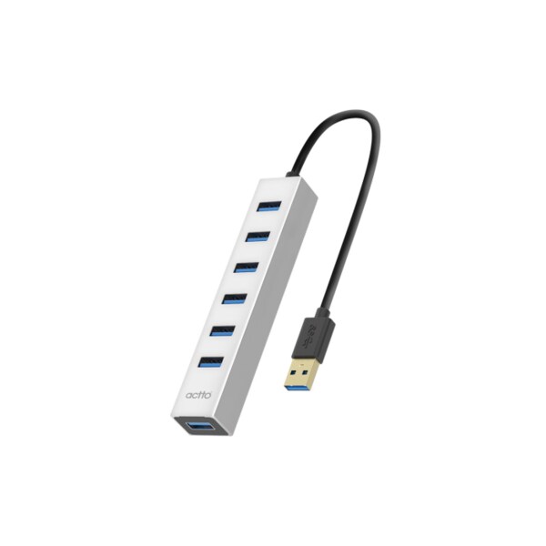 USB 3.2 알루미늄 무전원 7포트 멀티허브 HUB-55