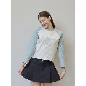 SELMONT RAGLAN 3/4 T-SHIRT [BLUE]