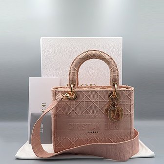 DIOR 고이비토 중고명품 디올 레이디 디라이트 미디엄 토트백  K3581CD