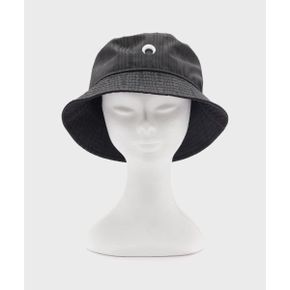 (U) 리제네레이티드 무아레 버킷햇 블랙 REGENERATED MOIRE BUCKET HAT BLACK