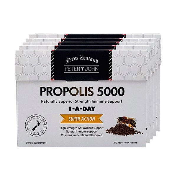 피터앤존 프로폴리스 Propolis 5000mg 200캡슐 5개