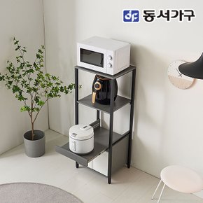 네오 라타 블랙 철제 양문수납 오픈형 슬라이딩 선반 1200 렌지대 NEO786