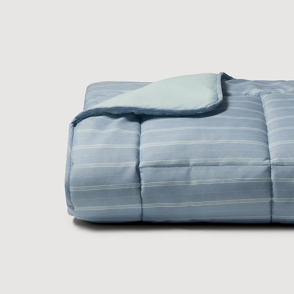 스트라이프 피치스킨 차렵이불 SS 블루민트 J60N902149045