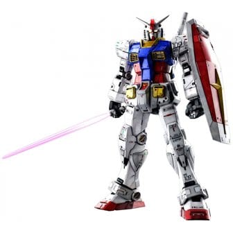  PG UNLEASHED 기동 전사 건담 RX-78-2 건담 160 스케일 색으로 구분 된 플라스틱 모델