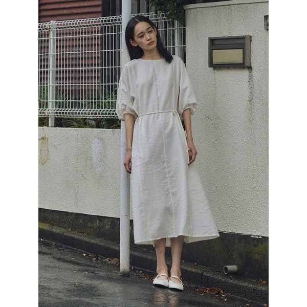 [0720_b PICK] NINA PUFF DRESS_IVORY
