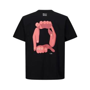 26SS 사카이 반팔 티셔츠 2601121S 001 BLACK