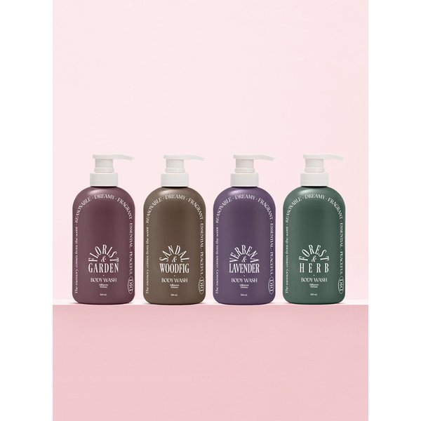 밀크인세라 퍼퓸 바디워시 4종 500ml