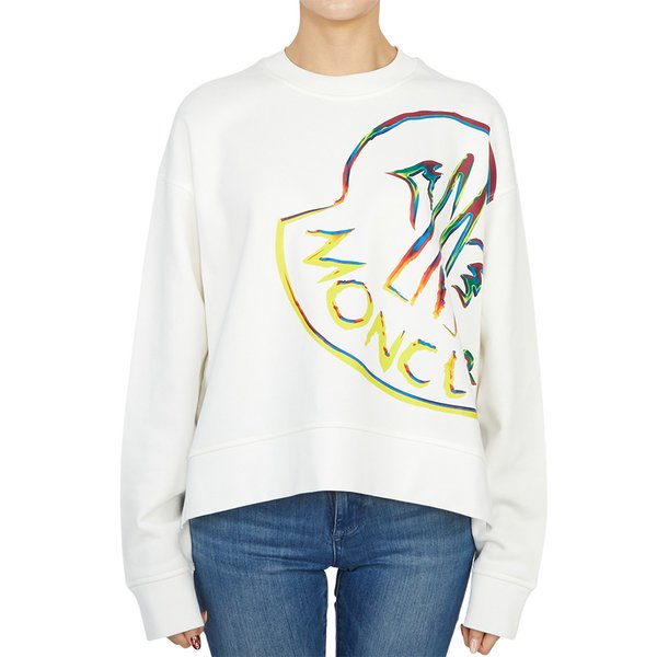 [부산점] 몽클레어 스크래치 여성 맨투맨 8G00030 899TR 033