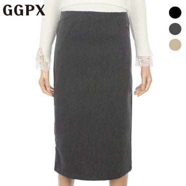 GGPX 백 슬릿 펜슬 스커트 (GO7SK034F)