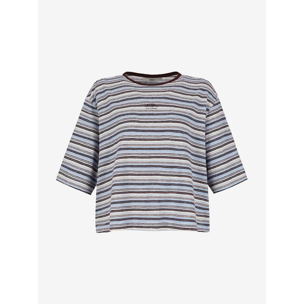 아카이브 프린트 스트라이프 티셔츠_YC5ST13