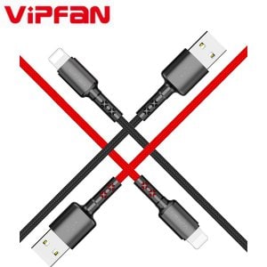  VIPFAN X2 USB To 8핀 휴대폰 아이폰 에어팟 3A 고속충전 케이블 1.2m / 1.8m