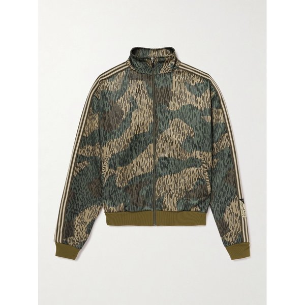 스트라이프 웨빙 트리밍 프린트 저지 트랙 재킷 46376663162925143