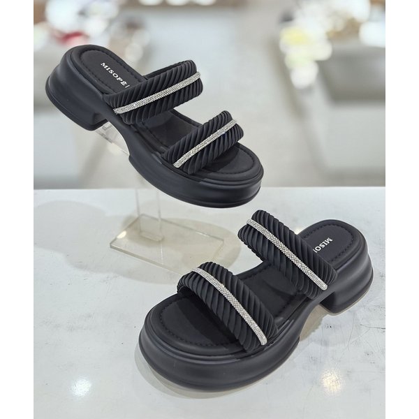 [시흥점] 여성 5센티 핫픽스 통굽 슬리퍼(712523008)