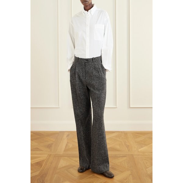 버질 실크 울 코튼 블렌드 스트레이트 팬츠 46376663162905957