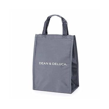  일본 딘앤델루카 보냉백 DEAN DELUCA Cooler Bag Gray Medium with Zipper Compact Lunch 144566