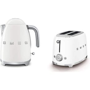 영국 스메그 전기포트 Smeg KLF03WHUK 1.7Ltr - 3kw Kettle and TSF01WHUK 2 Slice Toaster Set