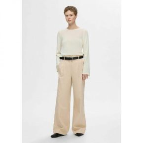 5060821 Selected Femme EXTRA WIDE FIT - Trousers irish cream