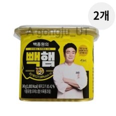 백종원 빽햄 햄 통조림 부대찌개 반찬 찌개용 340g 2p