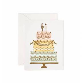 Congrats Wedding Cake Card 웨딩 카드