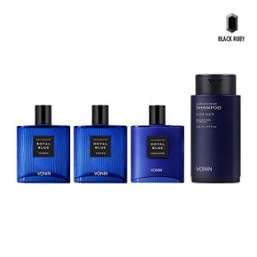 보닌 캐릭터 로열 블루 토너 140ml x2 + 에멀전 140ml + 릴리프 샴푸 250ml