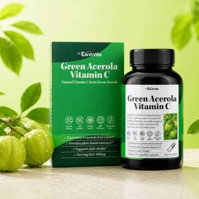 2+2 그린아세로라 비타민C 브라질산 5000mg 추출물 60캡슐 4개
