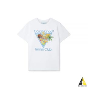 Afro Cubism Tennis Club T-Shirt (MS24-JTS-001 05) (테니스 클럽 로고 티셔츠)