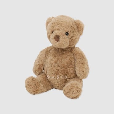 슈슈앤크라 [MON AMI] HUGGIE 베어 애착인형(30.5cm) ㅡ 라이트브라운