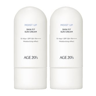 애경 AGE20S 스킨 핏 수분 선 크림 60ml (SPF50+ PA++++)