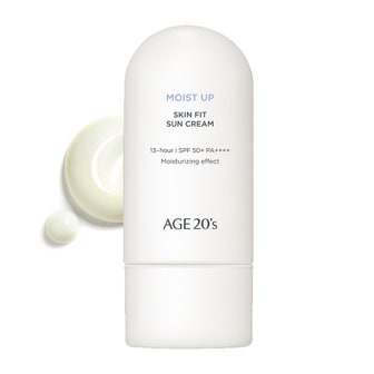 애경 AGE20S 스킨 핏 수분 선 크림 60ml (SPF50+ PA++++)